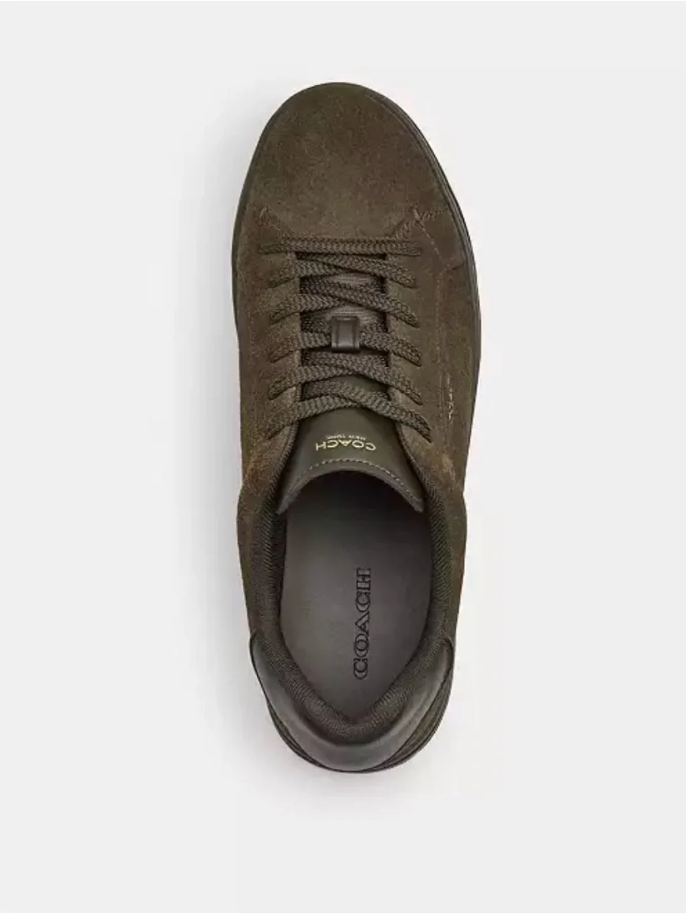 Coach Men's Olive Green Low-Top Sneakers